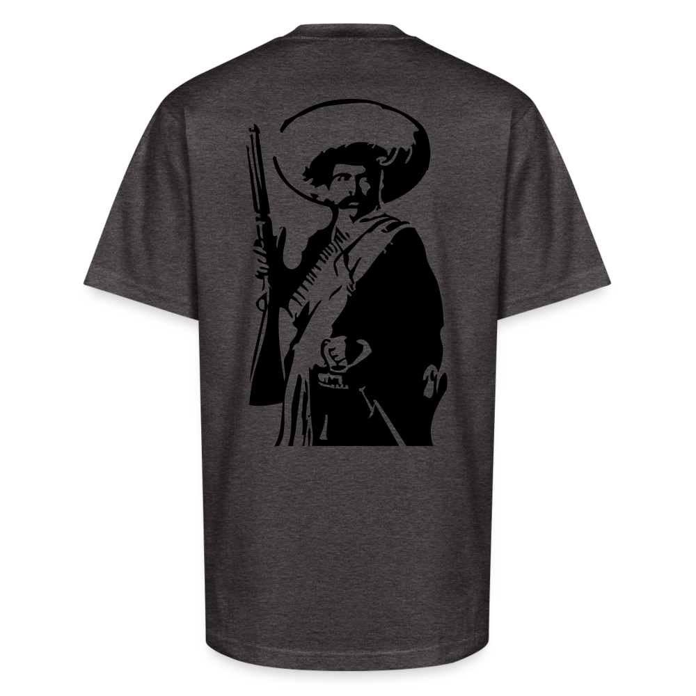 Mexico Unido Tee – Wings of Strength, Legacy of Revolution - charcoal grey