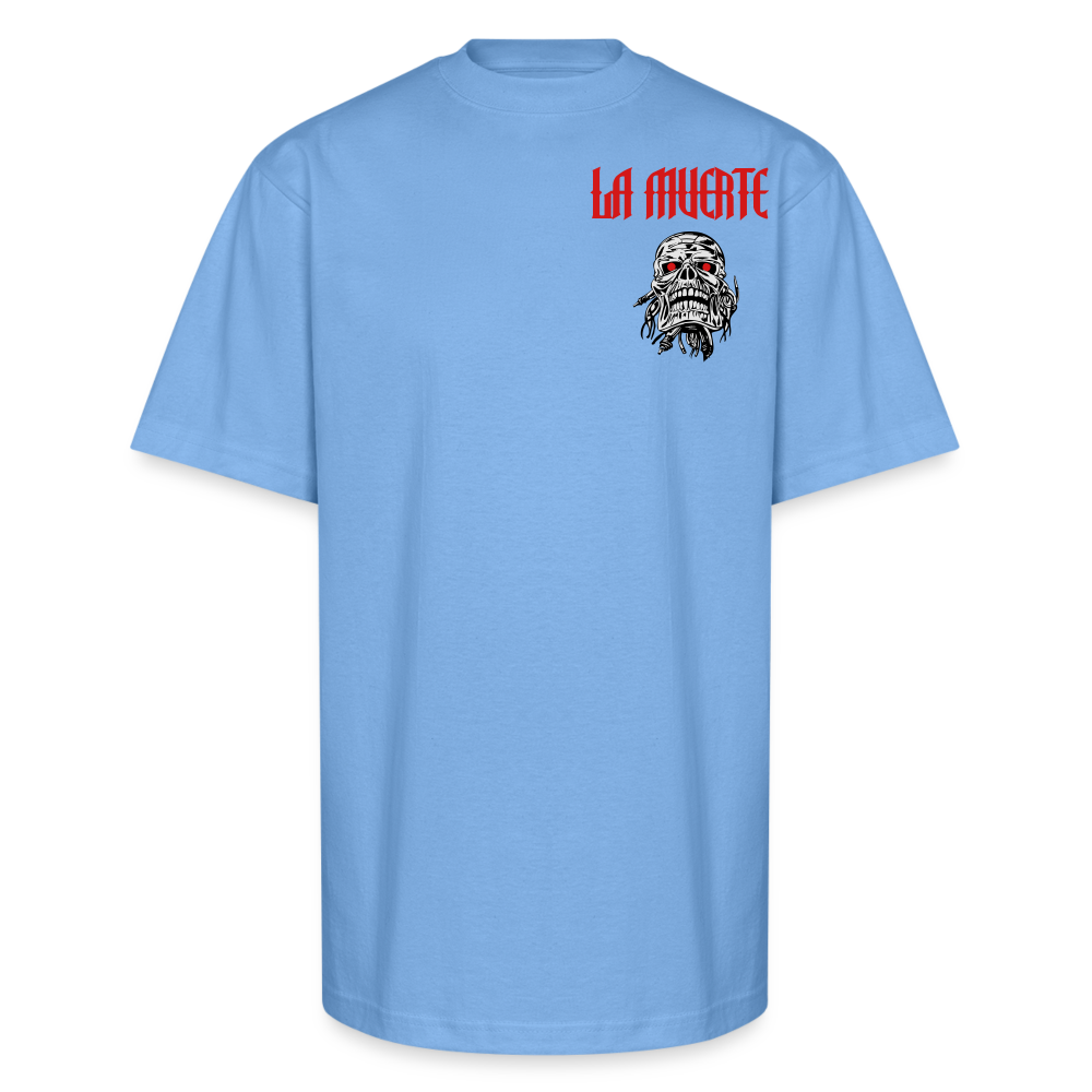 La Muerte Tee – Fearless Beauty, Eternal Drip - sky blue