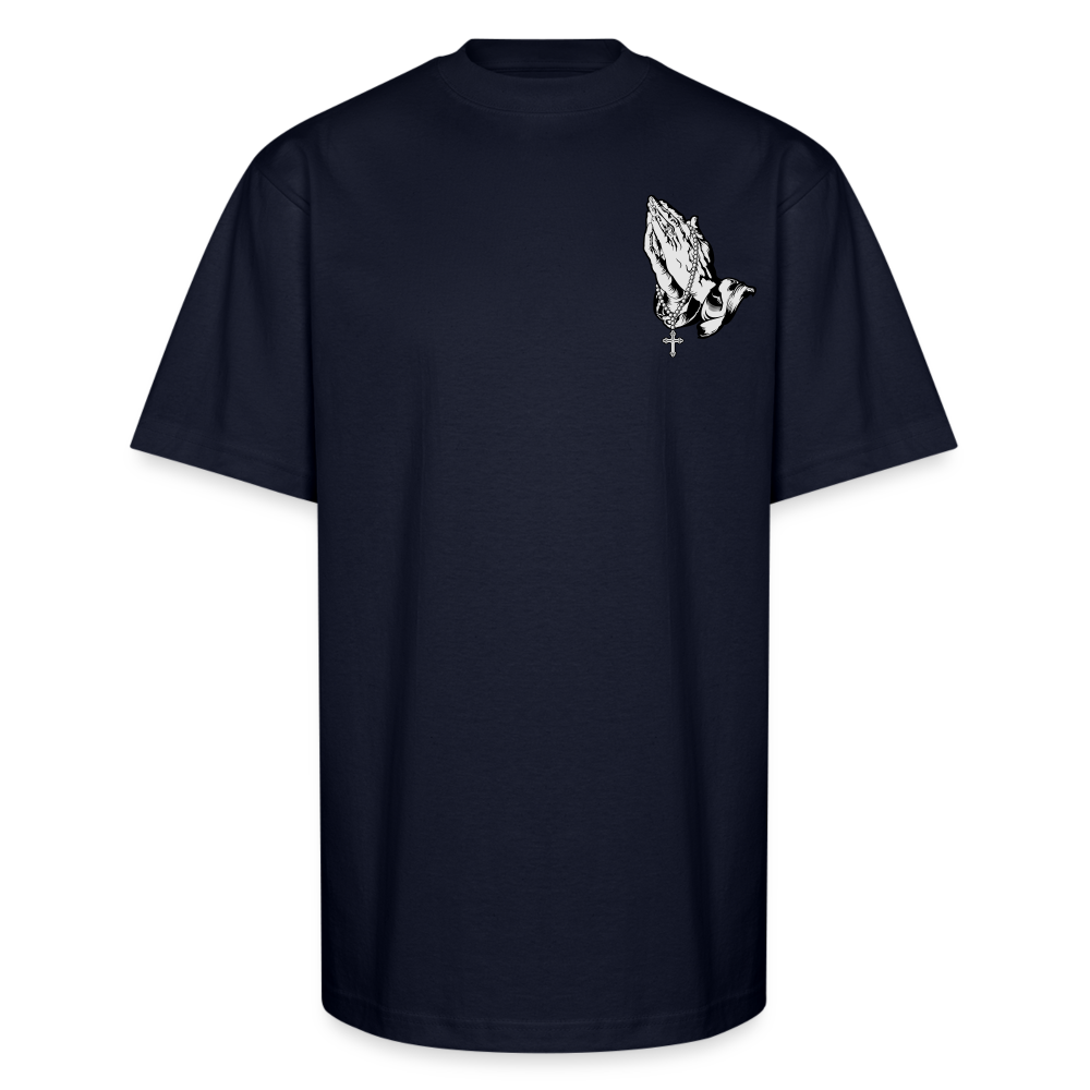 The Praying Hands Tee – A Symbol of Strength, Faith, and Timeless Style - navy