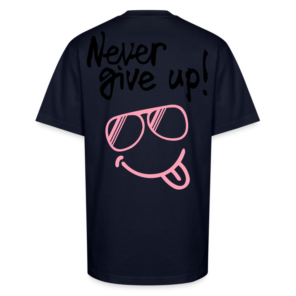 FlyA1 "Never Give Up" Tee – A Vibe That Speaks - navy