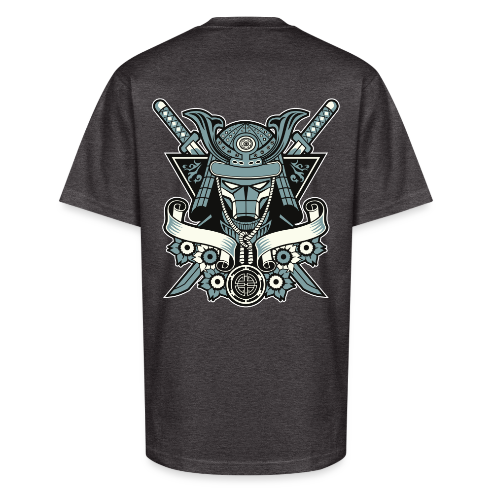 The Samurai Code Tee - Honor, Power, and Style - charcoal grey