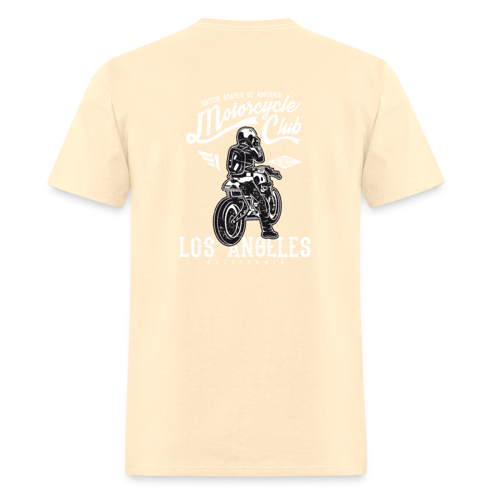 Los Angeles Motorcycle Club Tee – Ride Hard, Live Bold - natural