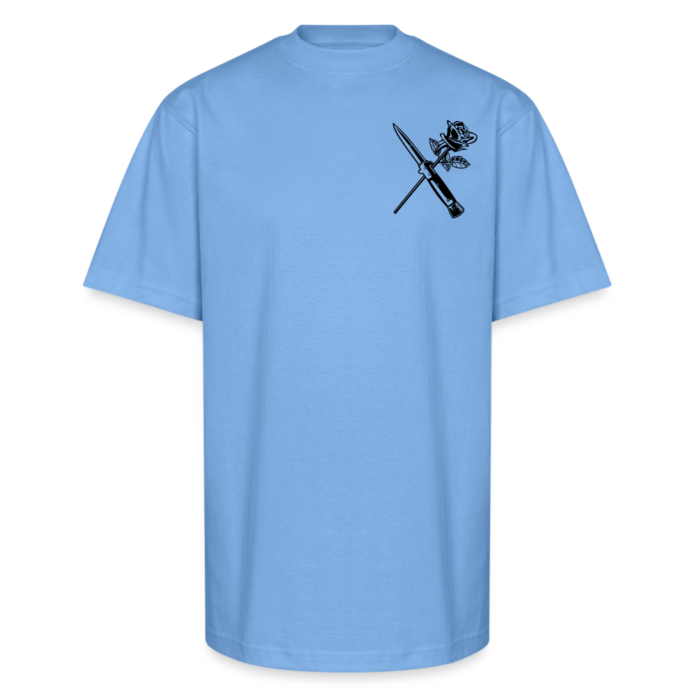 Forever Love-Hate Tee – A Blade’s Edge Between Passion and Power - sky blue