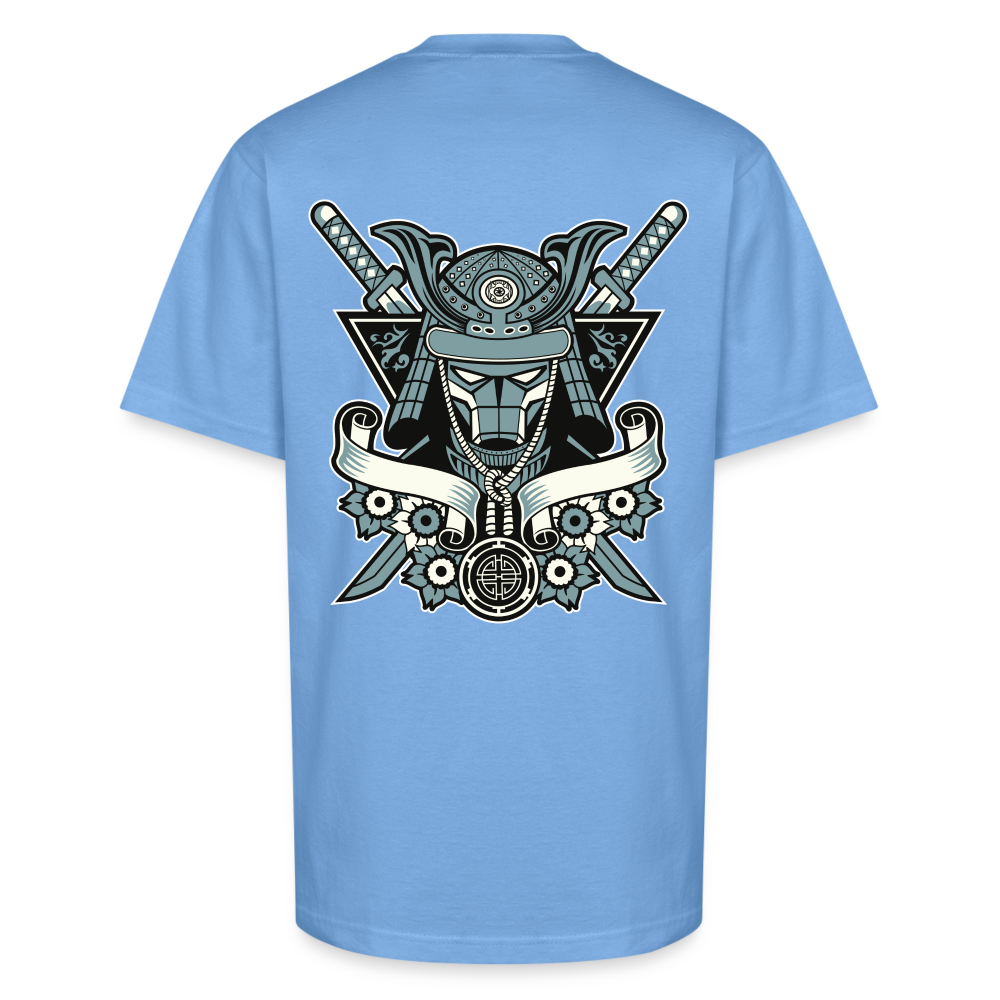 The Samurai Code Tee - Honor, Power, and Style - sky blue