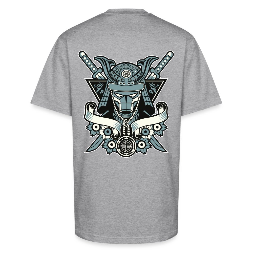 The Samurai Code Tee - Honor, Power, and Style - heather gray