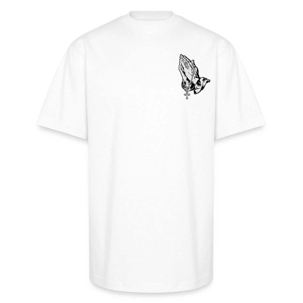 The Praying Hands Tee – A Symbol of Strength, Faith, and Timeless Style - white