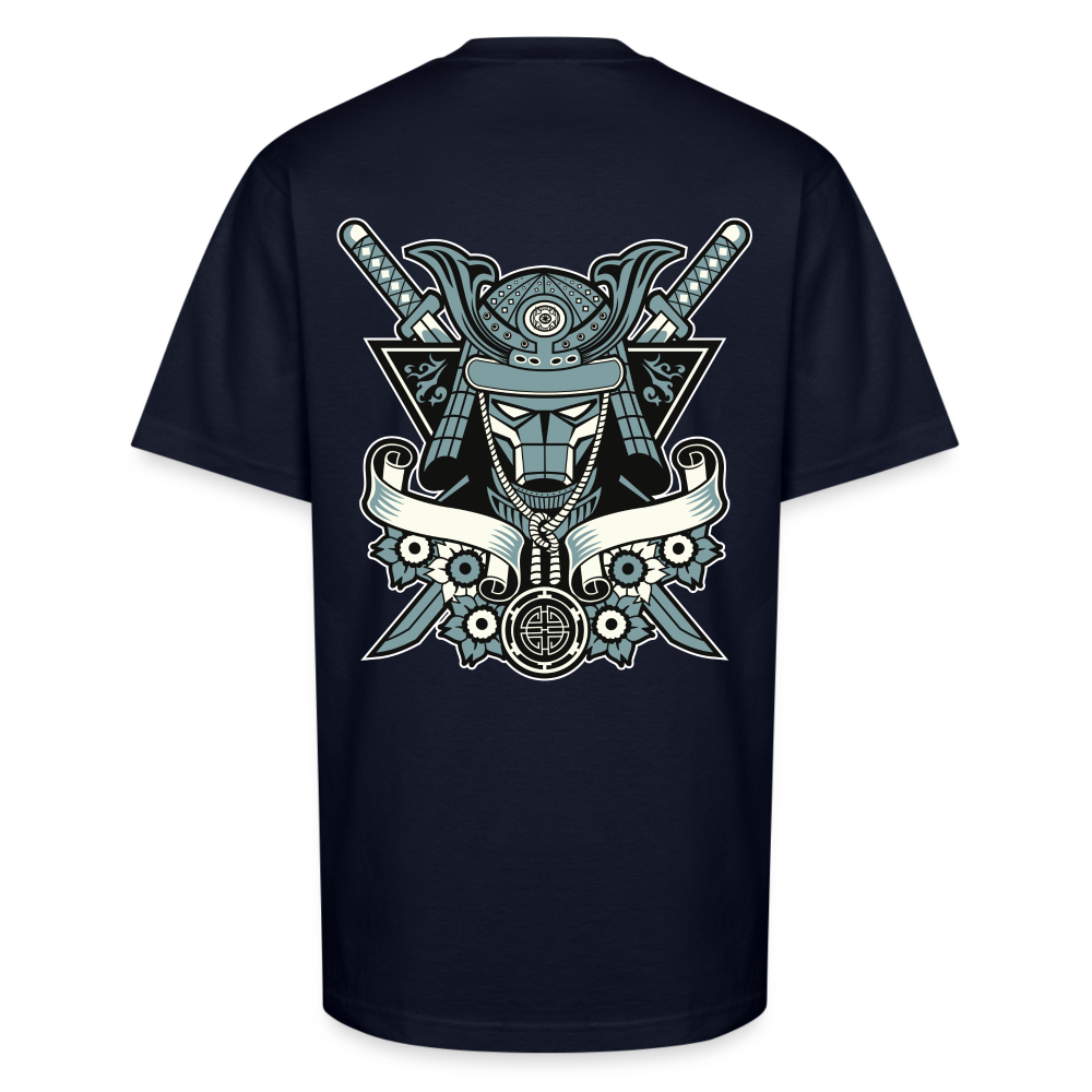 The Samurai Code Tee - Honor, Power, and Style - navy