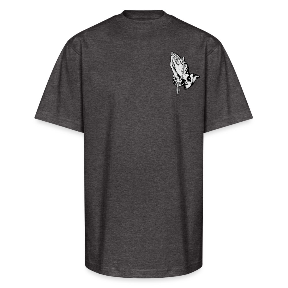 The Praying Hands Tee – A Symbol of Strength, Faith, and Timeless Style - charcoal grey