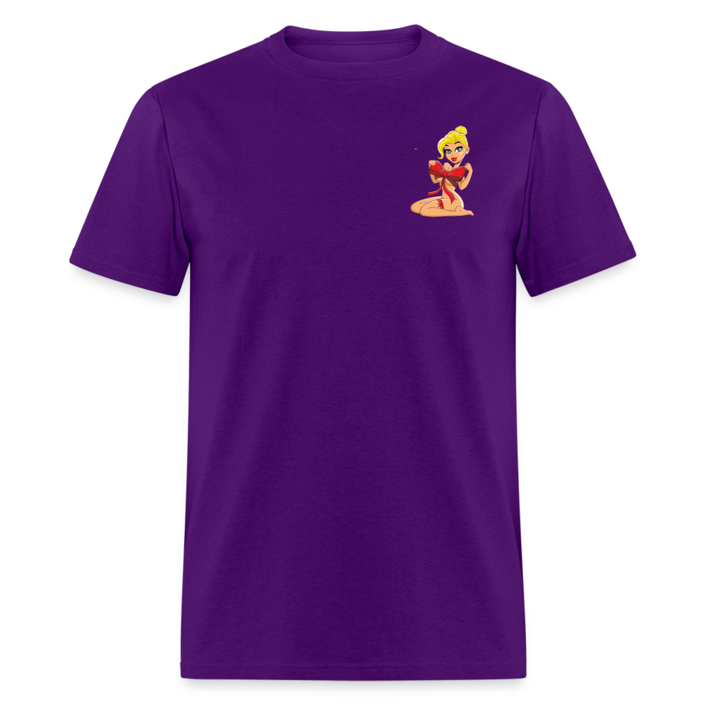 Forbidden Rose Seductive Tee - Unmatched Drip, Pure Power - purple