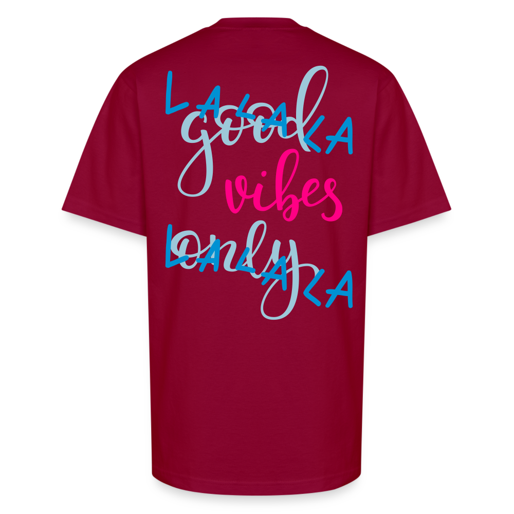 Keep Smiling Tee – Good Vibes Only 😄✨ - cardinal