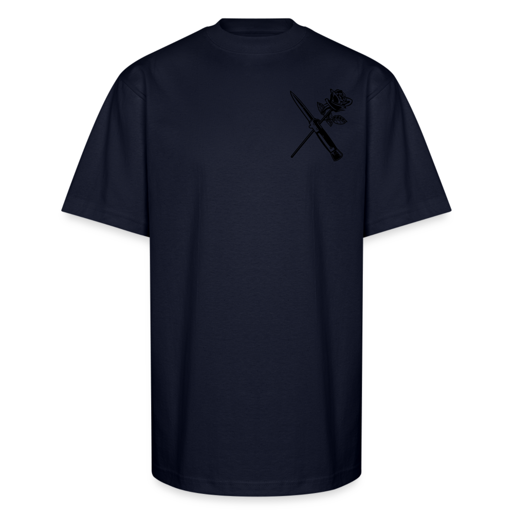 Forever Love-Hate Tee – A Blade’s Edge Between Passion and Power - navy