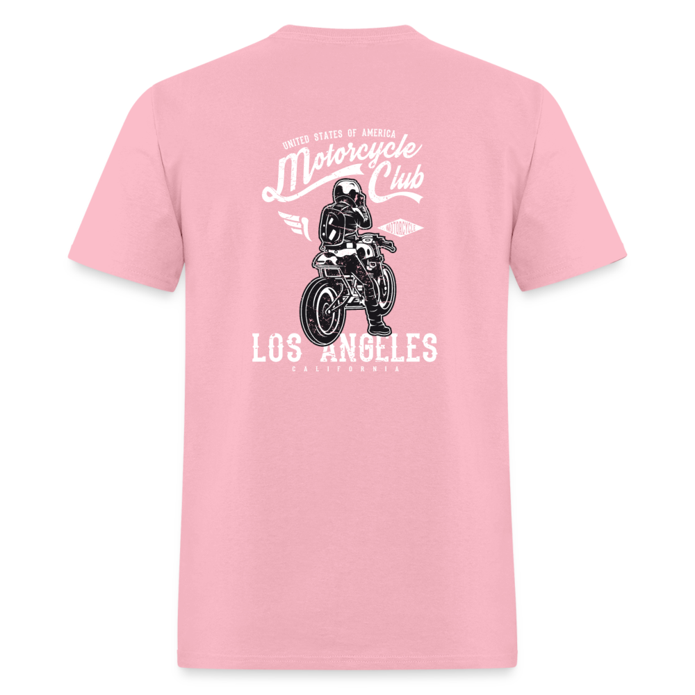 Los Angeles Motorcycle Club Tee – Ride Hard, Live Bold - pink