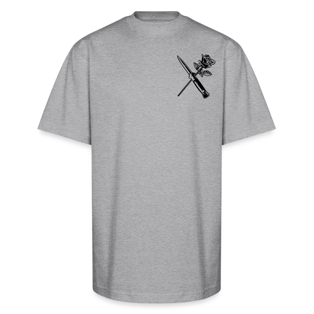 Forever Love-Hate Tee – A Blade’s Edge Between Passion and Power - heather gray