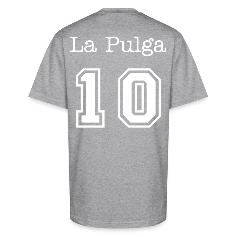 La Pulga #10 Tee – A Tribute to the G.O.A.T. - heather gray