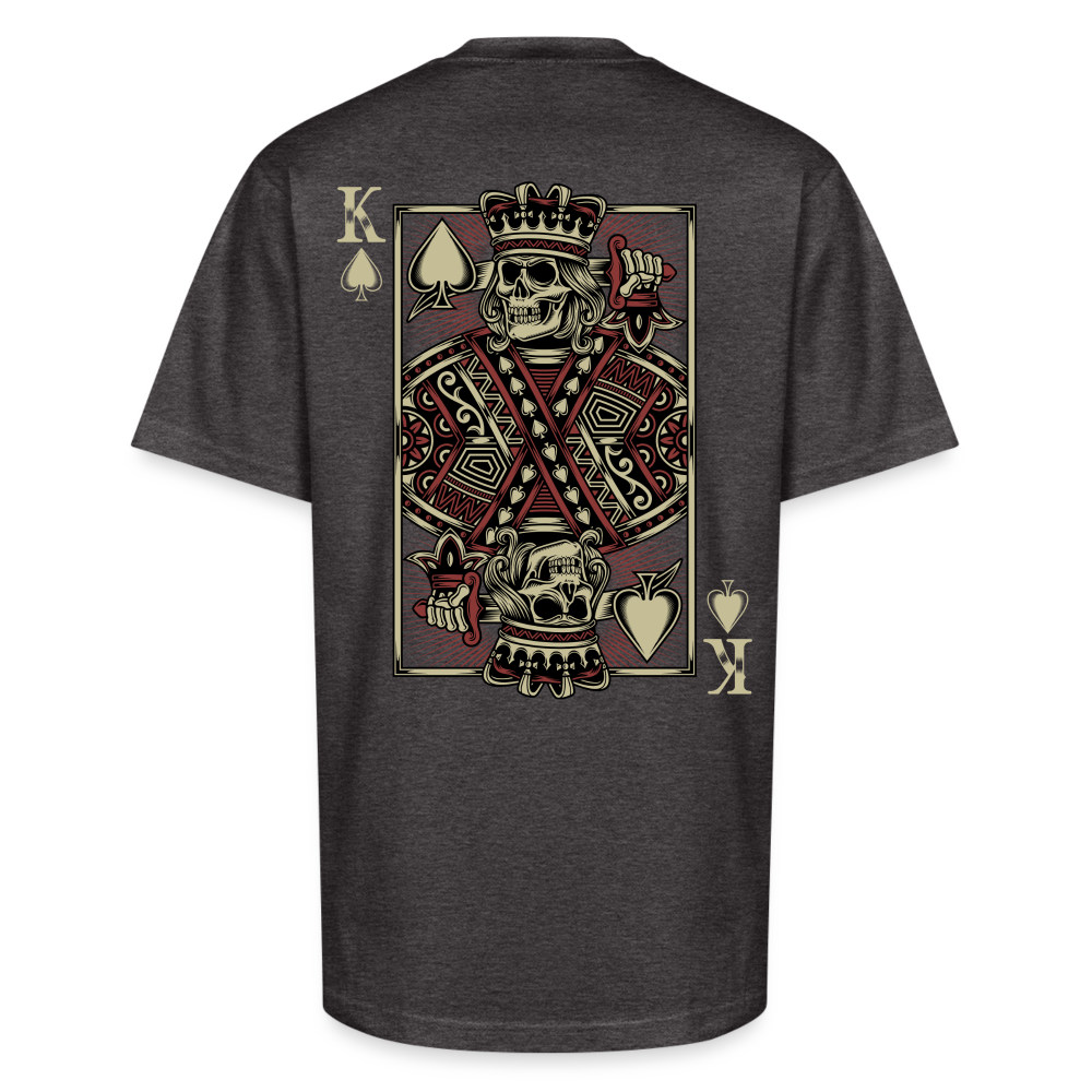 King of the Deck Tee - charcoal grey