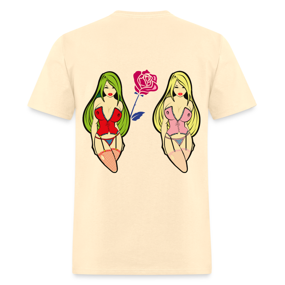 Forbidden Rose Seductive Tee - Unmatched Drip, Pure Power - natural