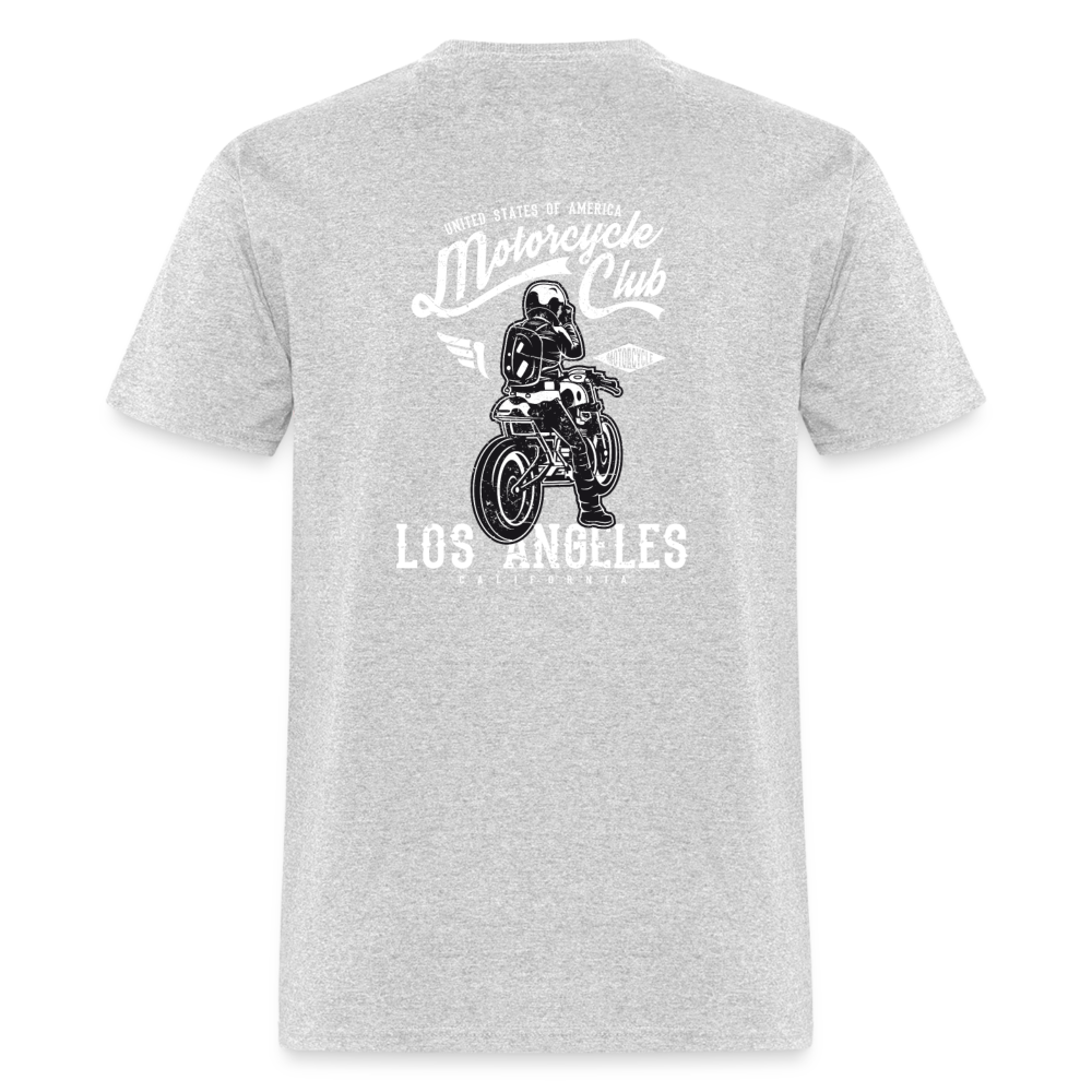 Los Angeles Motorcycle Club Tee – Ride Hard, Live Bold - heather gray